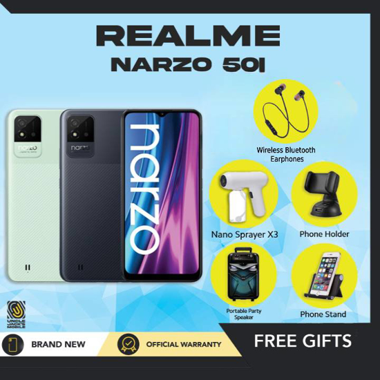 Picture of REALME NARZO 50I (4GB+64GB) - BLACK