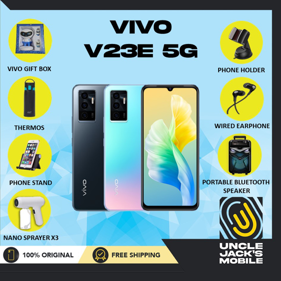 Picture of Vivo V23E 5G 8+128GB - BLACK