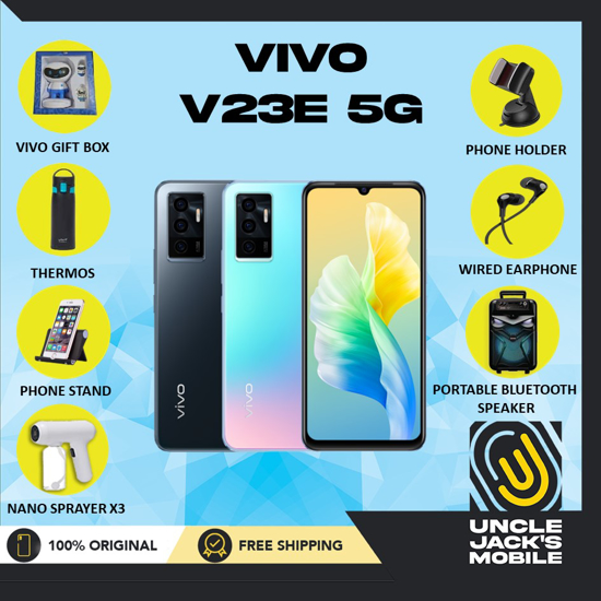 Picture of Vivo V23E 5G 8+128GB - BLACK