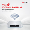 Picture of EVPAD 12P TV Box 8K 4+64GB | 1000M LAN | Google Asistant Voice Control | 1 YEAR WARRANTY